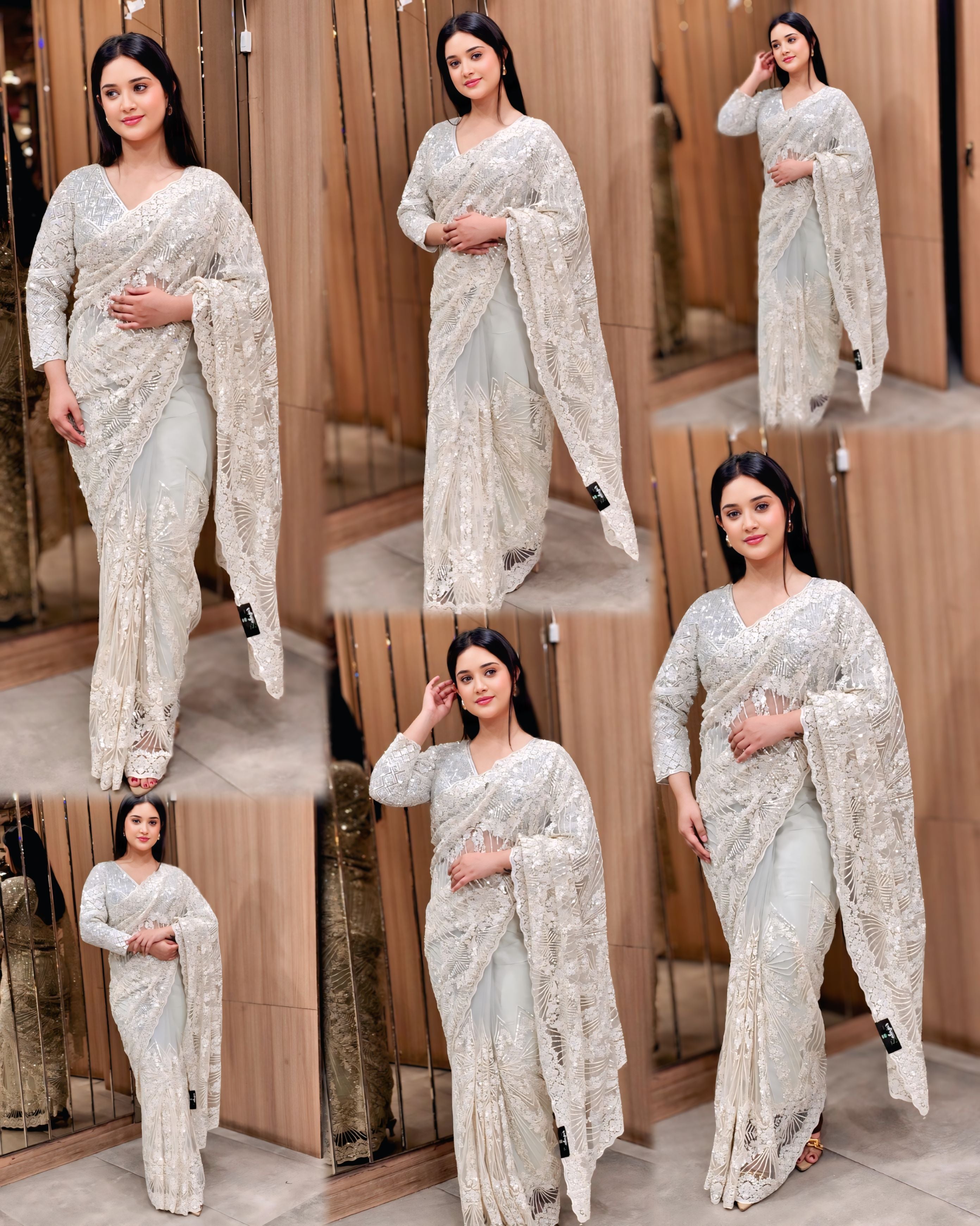 Elegance Glow Party Wear Saree - Saluja Store