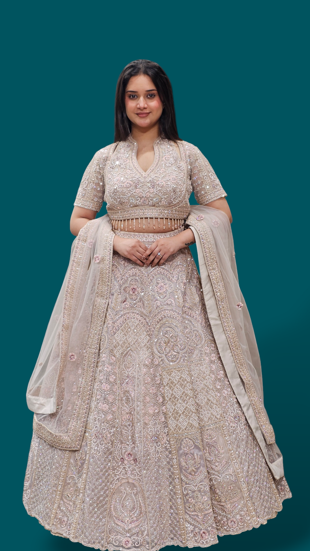 Beige Gown – Subtle Sophistication with Timeless Elegance